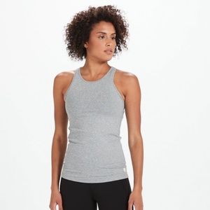 Vuori Rhythm Performance Tank in Grey